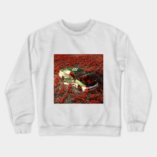 Flower Car Crewneck Sweatshirt